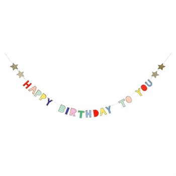 Meri Meri - Happy Birthday To You Mini Garland
