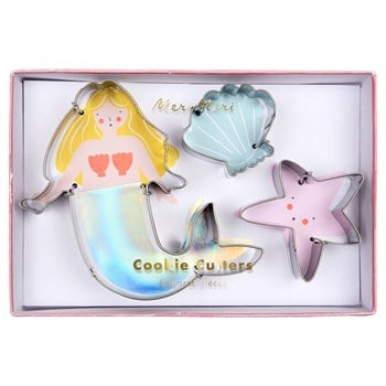Meri Meri - Mermaid Cookie Cutters - Deniz Kızı Kurabiye Kalıbı
