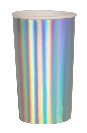 Gümüş Holografik Bardak (L)