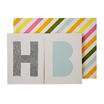 Meri Meri - Happy Birthday Card - Happy Birthday Tebrik Kartı