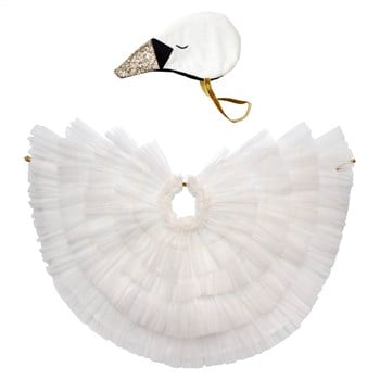 Meri Meri - Swan Cape Dress-Up - Pelerinli Kuğu Elbise