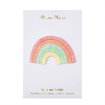 Meri Meri - Glitter Rainbow Patch - Simli Gökkuşağı Yama