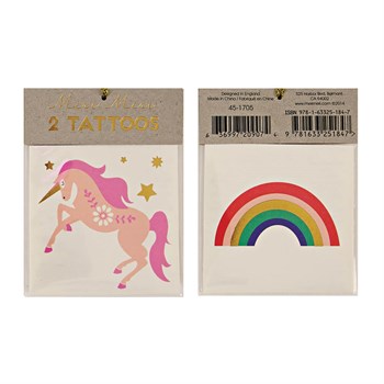 Unicorn & Gökkuşağı Tattoos