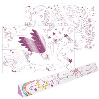 Meri Meri - Unicorn Colouring Posters - Unicorn Boyamalı Poster