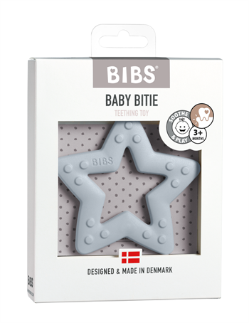 Bibs Bibs Baby Bites Star Diş Kaşıyıcı, Baby Blue Oyuncak