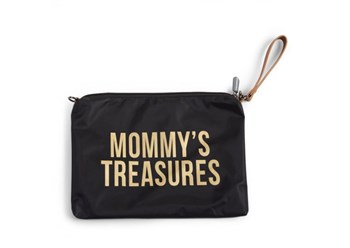 Mommy Treasures Siyah & Gold Clutch