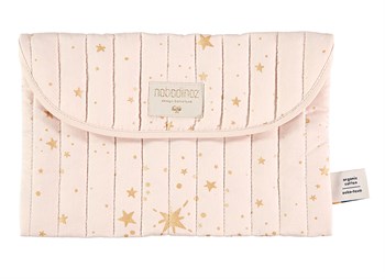 Nobodinoz Bagatelle Mini Bag, Gold Stella / Dream Pink Anne Çantası
