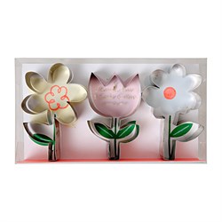 Meri Meri - Flower Cookie Cutters - Çiçek Kurabiye Kalıbı