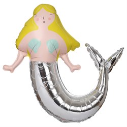 Meri Meri - Mermaid Foil Balloon - Deniz Kızı Folyo Balon