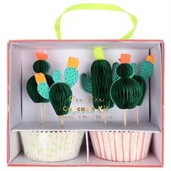 Meri Meri - Cactus Cupcake Kit - Kaktüs Cupcake Kit