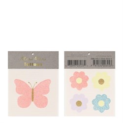 Kelebek ve Çiçek Tattoos