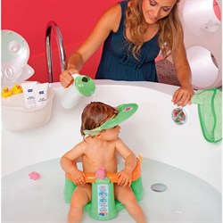 OkBaby Crab Banyo Oturağı & Splash Bebek Duşu / Gri
