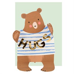 Meri Meri - Bear Hug Card - Sarılan Ayıcık Tebrik Kartı