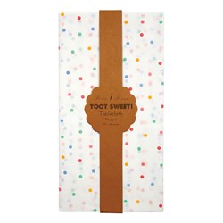Meri Meri - Spotty Paper Tablecloth - Renkli Puantiyeli Masa Örtüsü