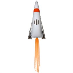 Meri Meri - Rocket Foil Balloon - Uzay Roketi Folyo Balon