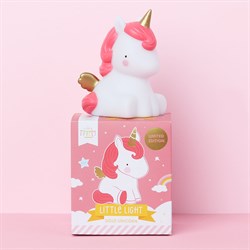 A Little Lovely Company Mini Unicorn Altın Lamba Aydınlatma