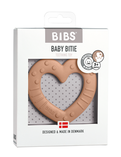 Bibs Bibs Baby Bites Heart Diş Kaşıyıcı, Peach Oyuncak