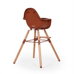 ChildHome Evolu 2 Mama Sandalyesi Rust + Ön tepsi ( Silikon Matlı)  Mama Sandalyeleri
