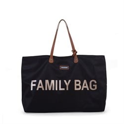 ChildHome Family Bag, Siyah & Gold Mommy Bag