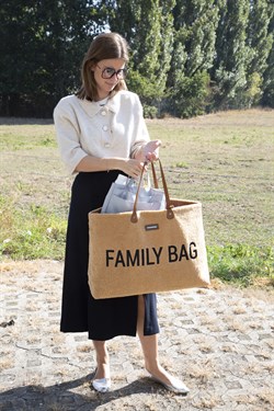 ChildHome Family Bag, Teddy Beige Mommy Bag