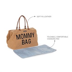ChildHome Mommy Bag, Anne Bebek Bakım Çantası, Teddy Beige Mommy Bag