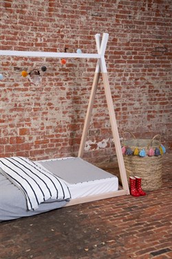 ChildHome Tipi Modeli Montessori Yer Yatağı 90x200cm Beşik & Yataklar