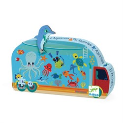 Djeco Djeco Dekoratif Puzzle 16 Parça-The Aquarium Oyuncak