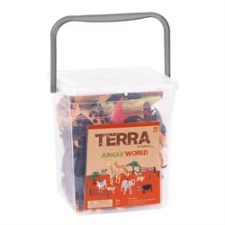 Terra Terra 60 Parça Büyük Oyun Seti, Safari Dünyası Oyuncak