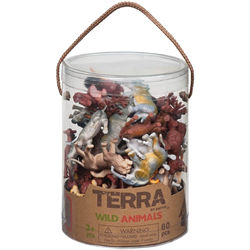 Terra Terra 60 Parça Küçük Oyun Seti, Safari Oyuncak
